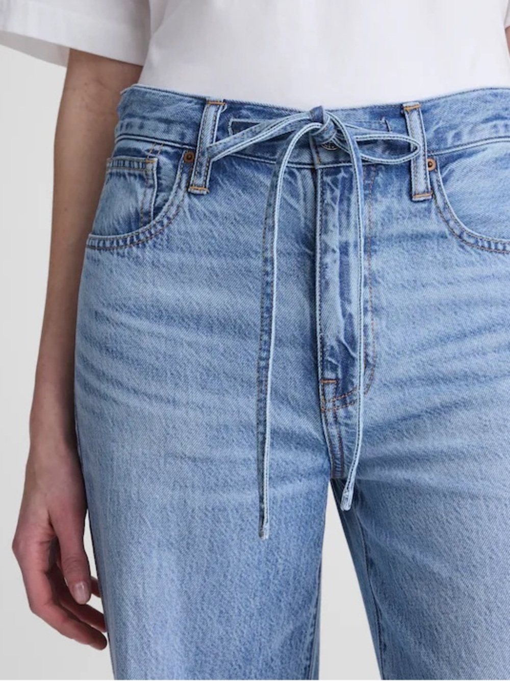 Light Blue Women's Wide-Leg Jeans - Brand - Picture 4 of 11